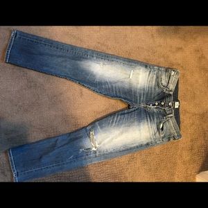 Elsa mid rise slim fit crop